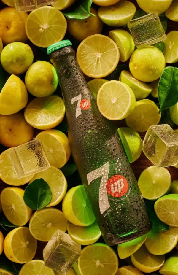 Lemon-lime soda in limes — Food & Drink