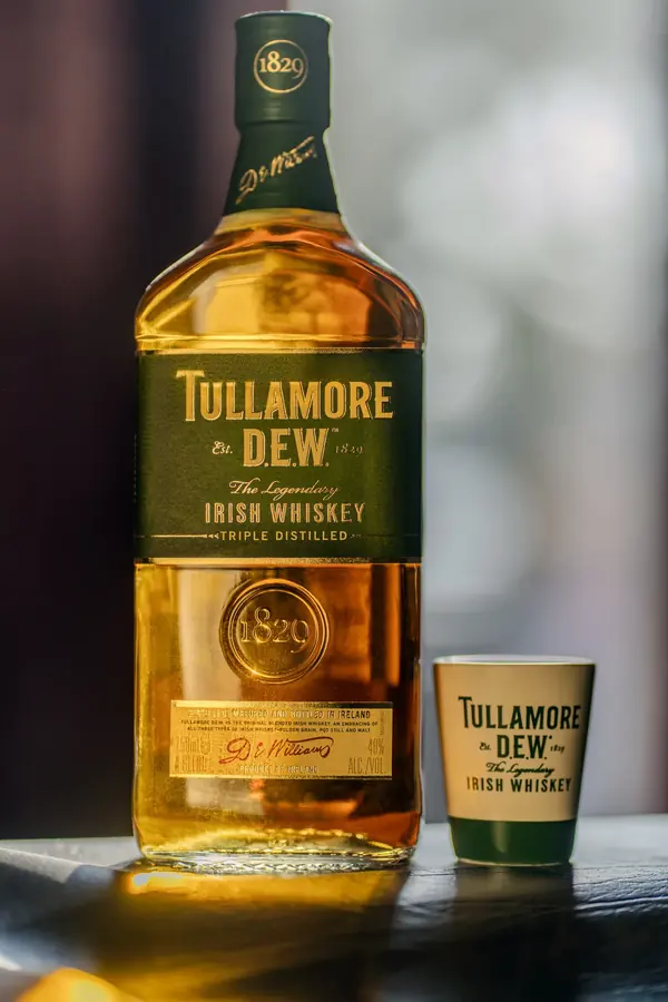 Irish whiskey bottle — Food & Drink